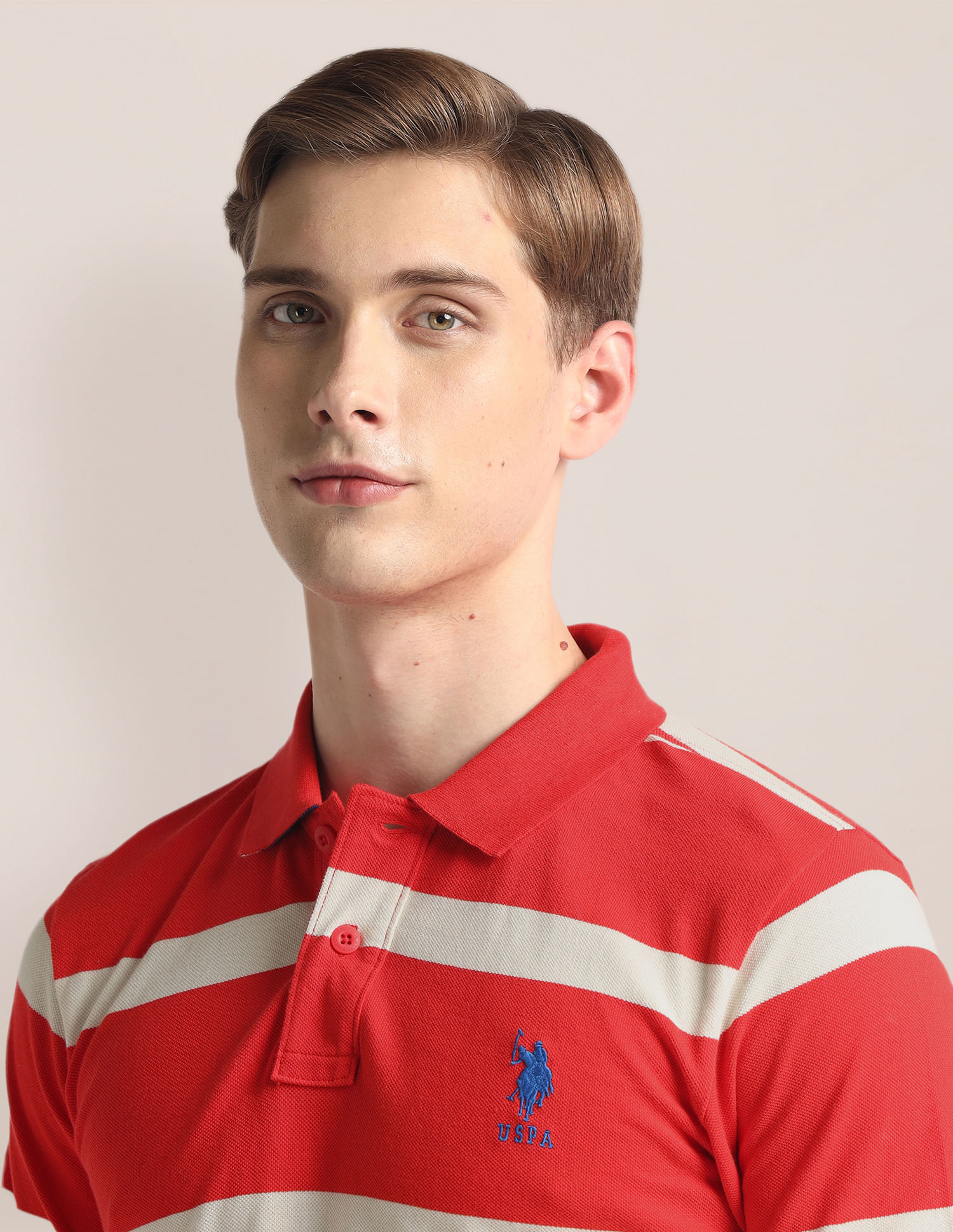 Buy U.S. Polo Assn. Horizontal Stripe Slim Polo Shirt - NNNOW.com