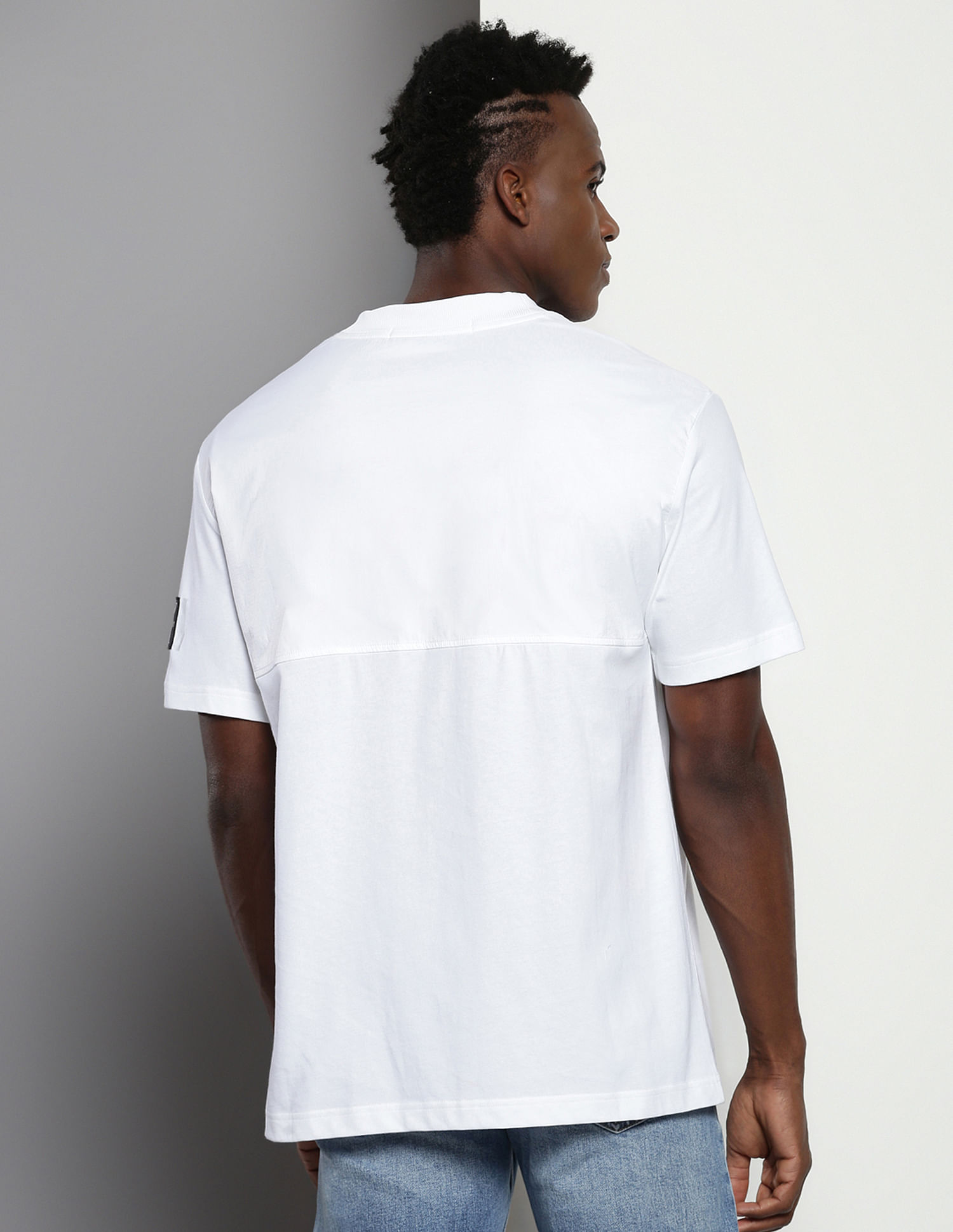 Calvin Klein Mix Media Relaxed T-Shirt
