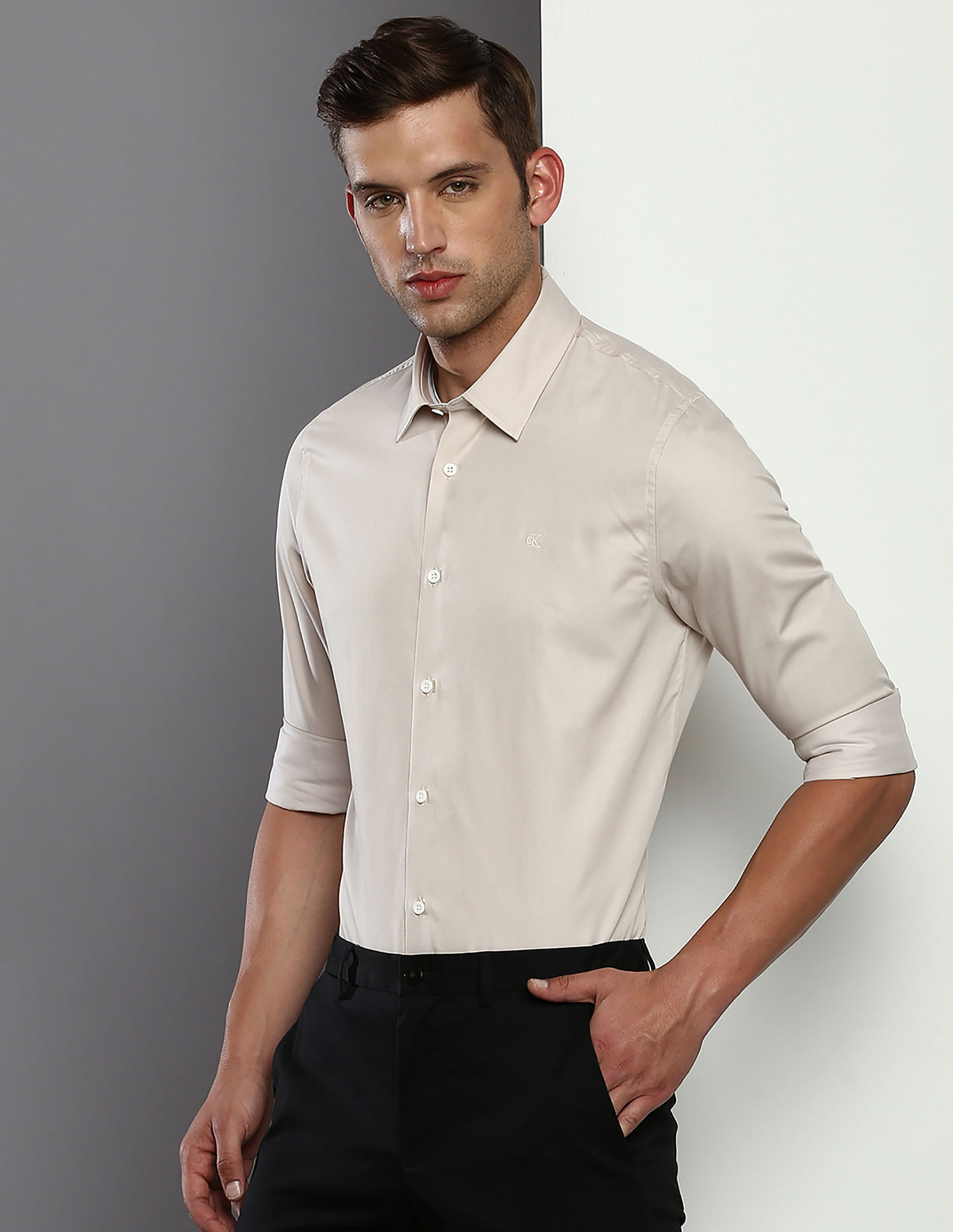 Calvin Klein Jeans Pure Cotton Chambray Shirt