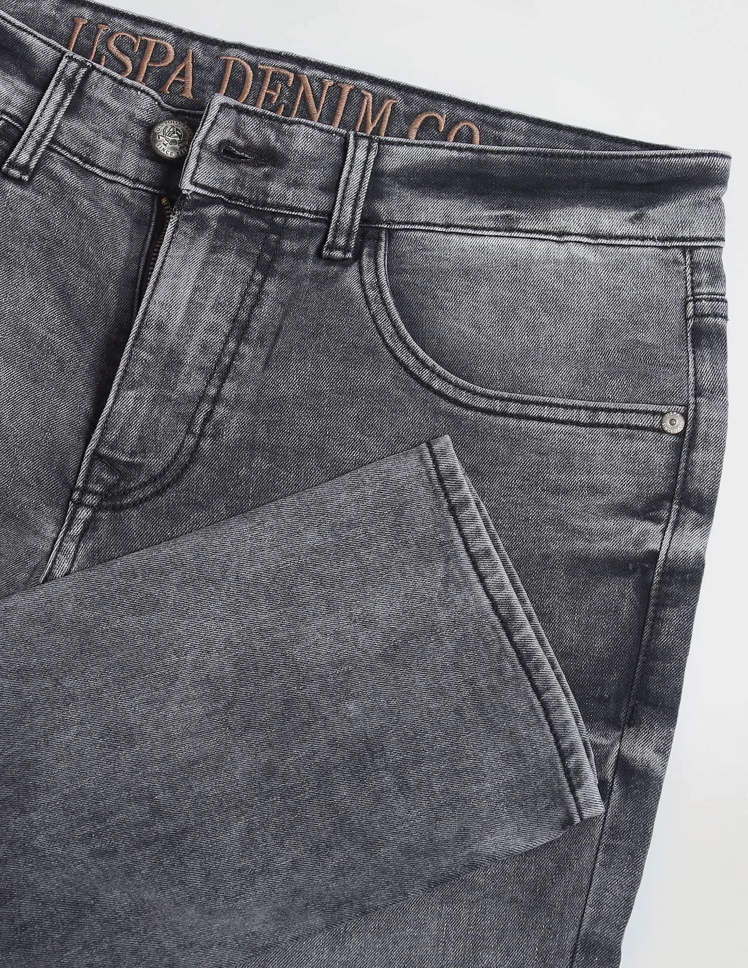 U.S. Polo Assn. Denim Co. Slim Tapered Fit Grey Jeans