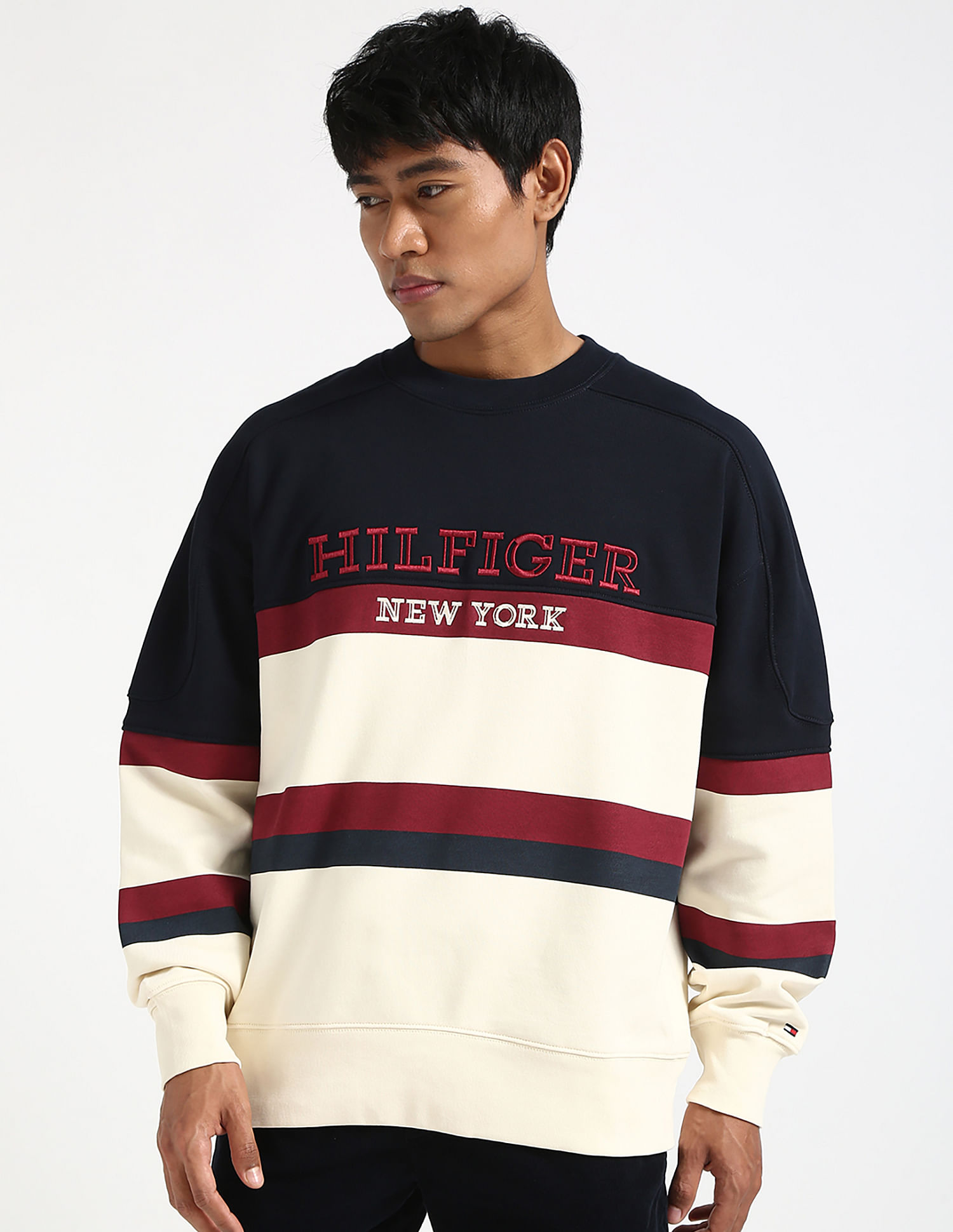 Tommy Hilfiger Regular Fit Colourblocked Sweatshirt