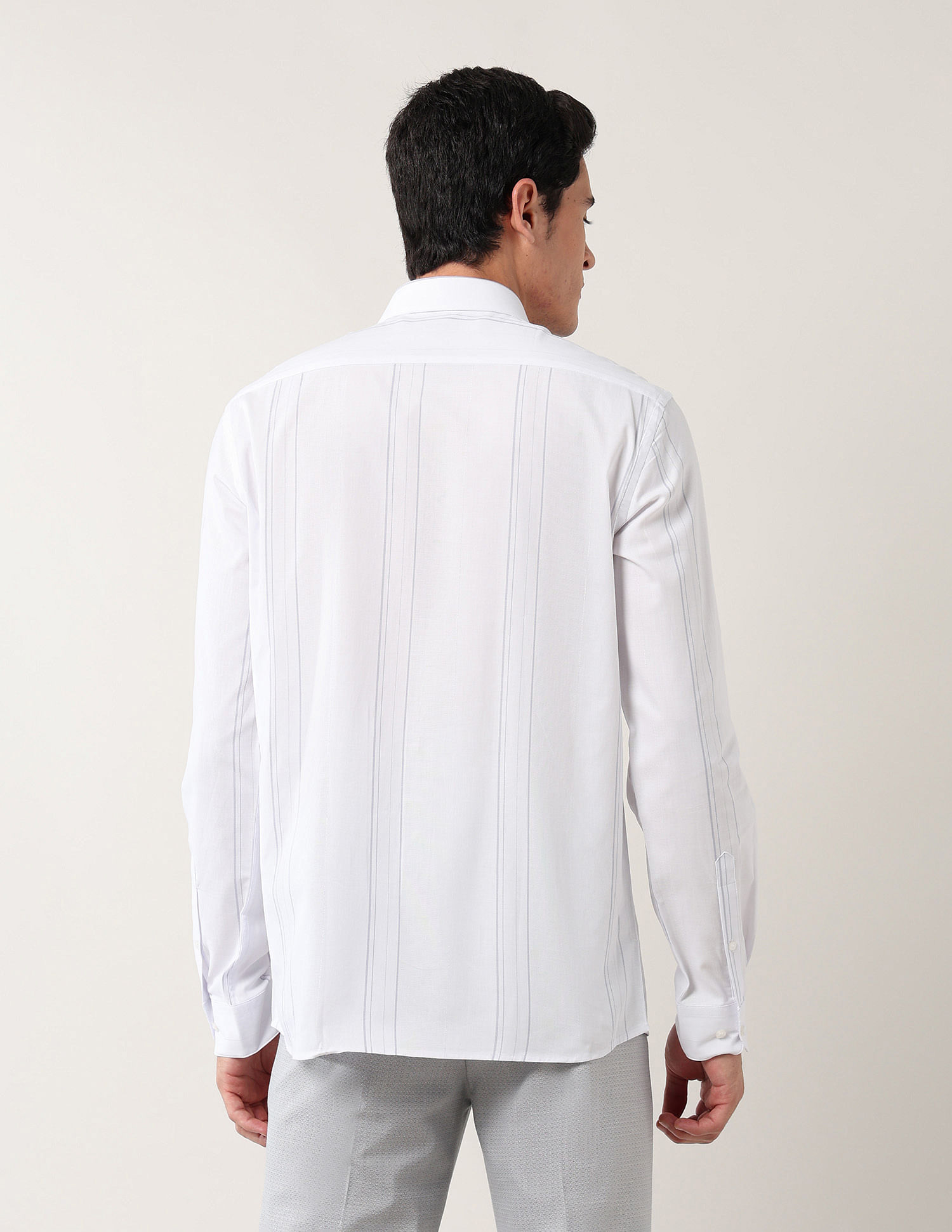 Arrow Newyork Manhattan Slim Fit Pure Cotton Shirt
