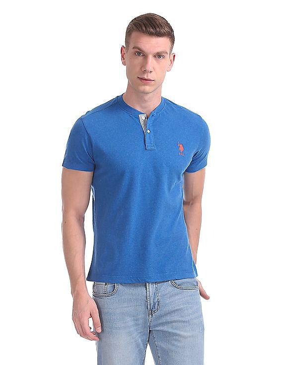 us polo henley t shirt