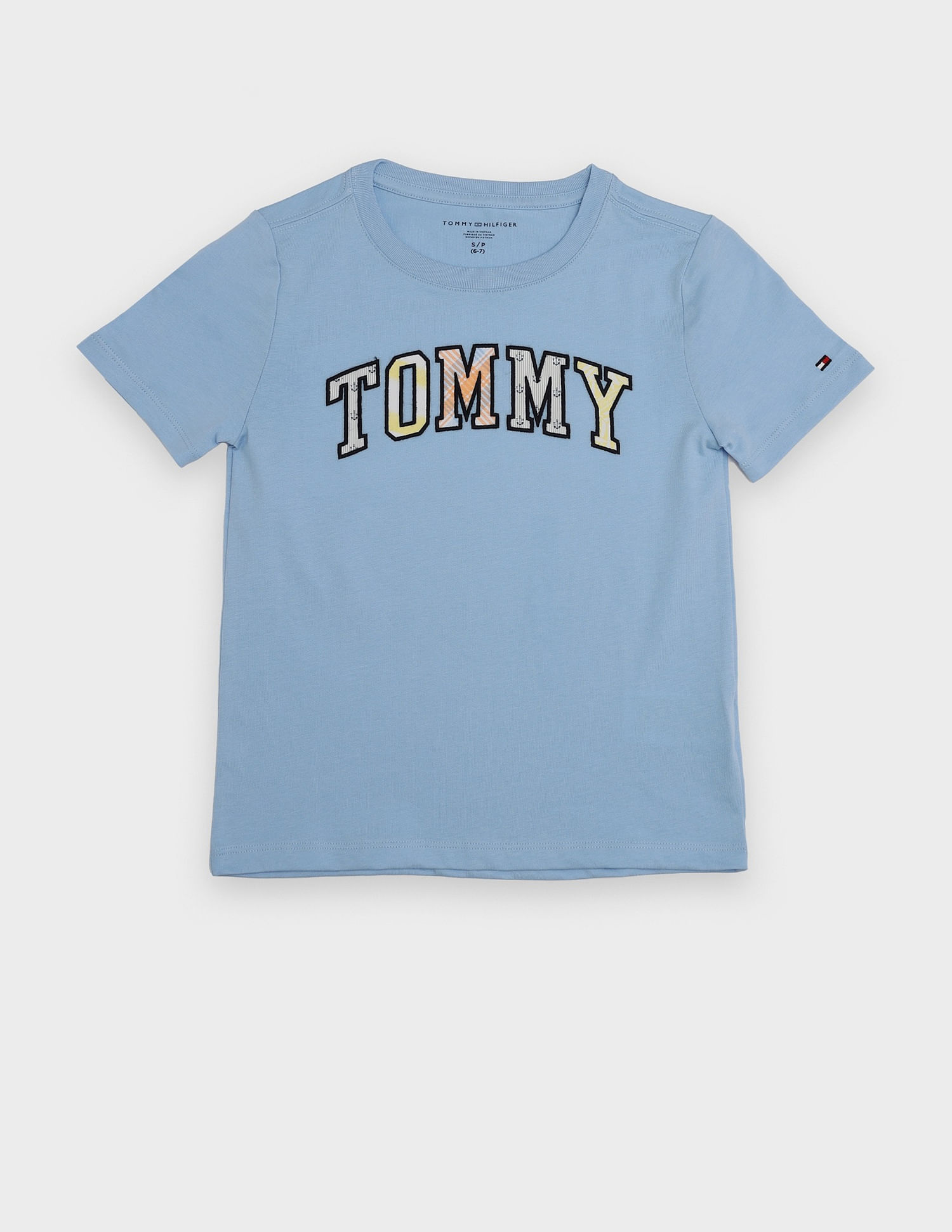 Tommy Hilfiger Kids Boys Logo Regular-Fit Cotton T-Shirt