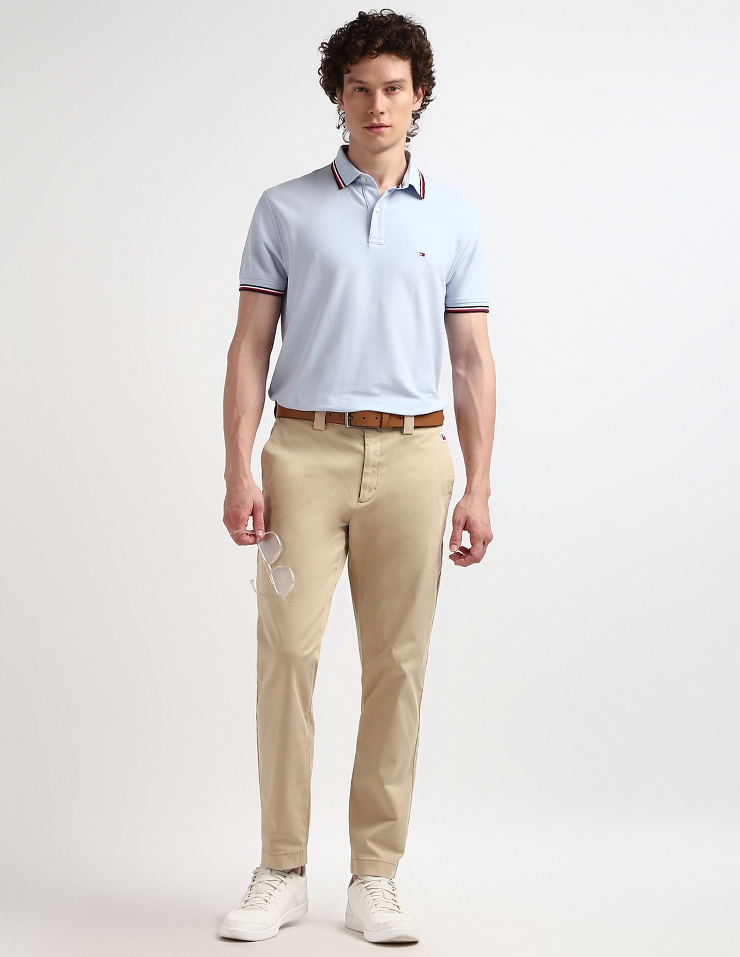 Tommy Hilfiger Tipped Cotton Polo Shirt
