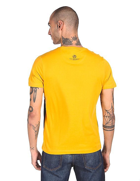 U.S. Polo Assn. Round Neck Brand Print T-Shirt