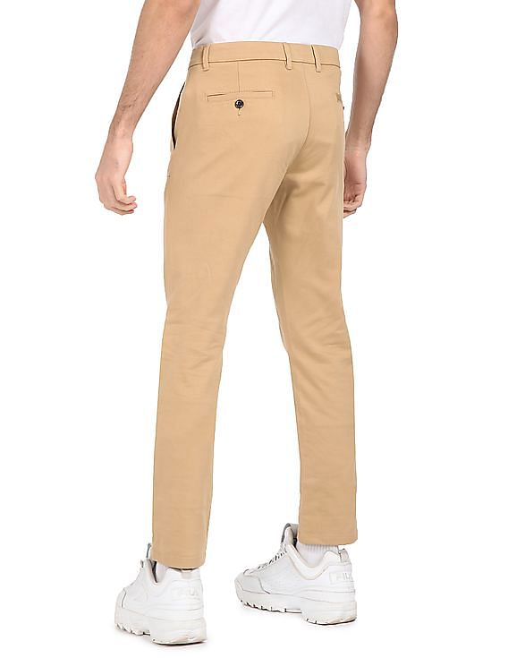 Yellow Slim Fit Chino Pants|Eight-x Luxury Chino Pants|Nextlevelcouture
