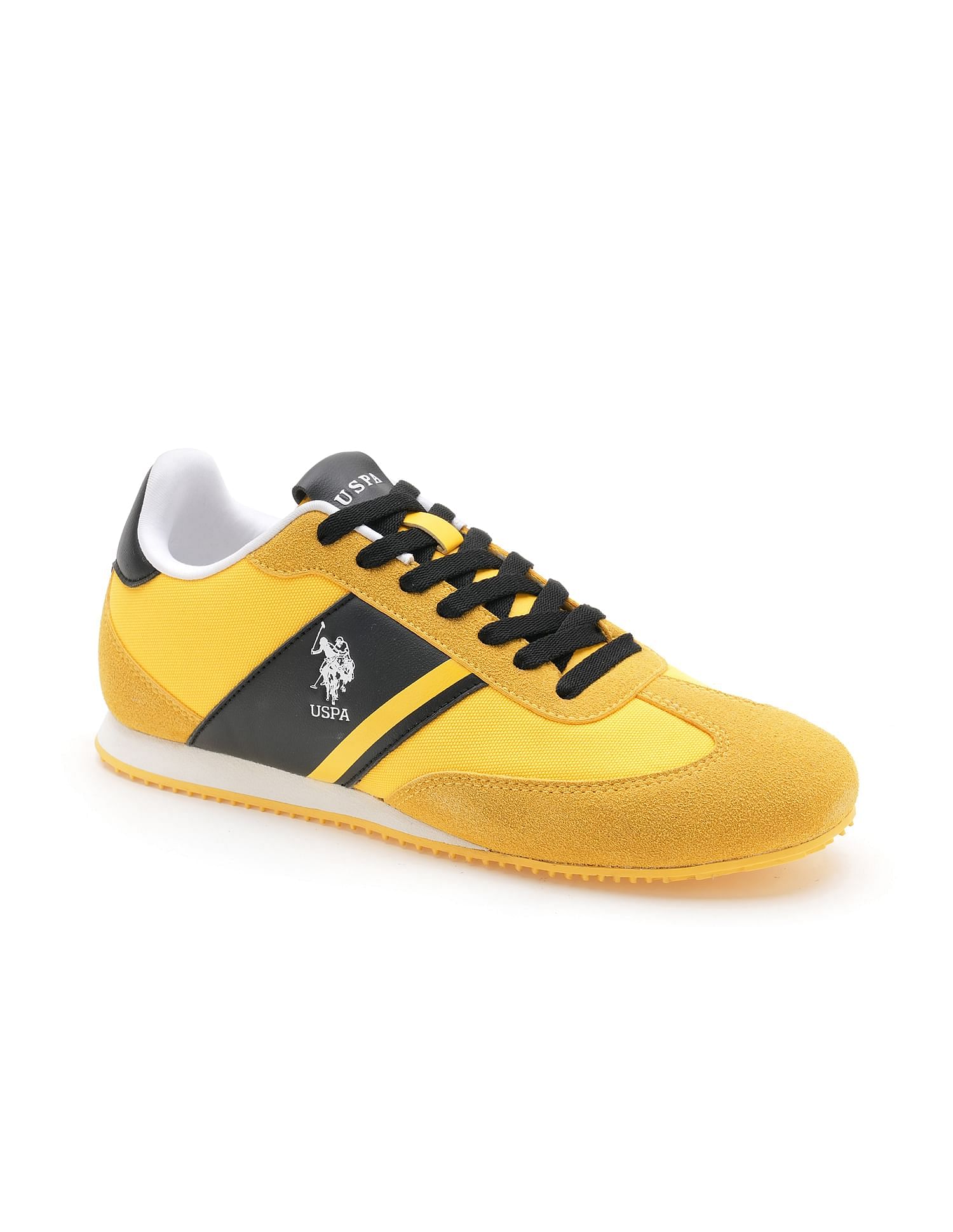 U.S. Polo Assn. Men Vadler Suede Colourblocked Sneakers