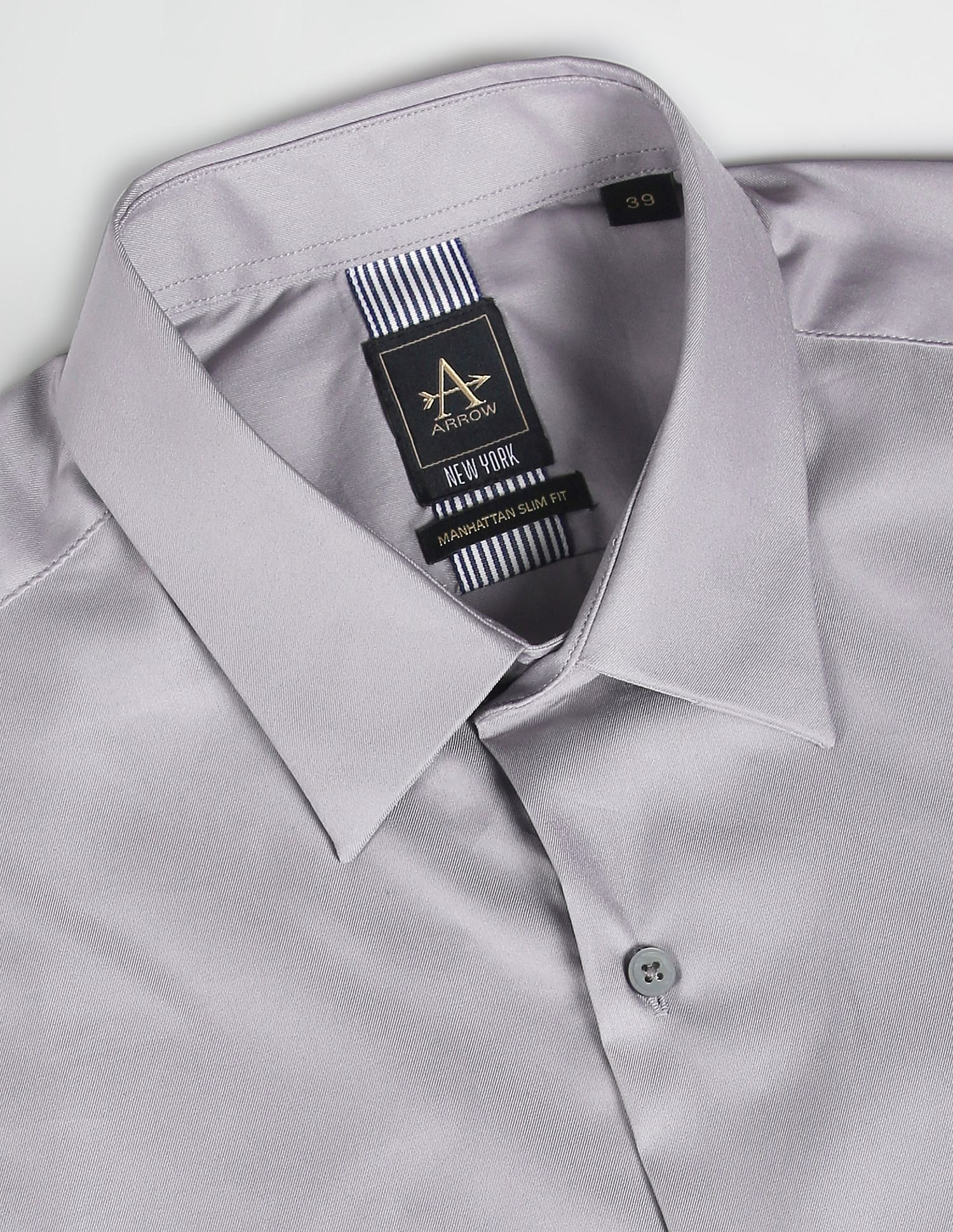 Arrow Newyork Cotton Nylon Slim Fit Shirt