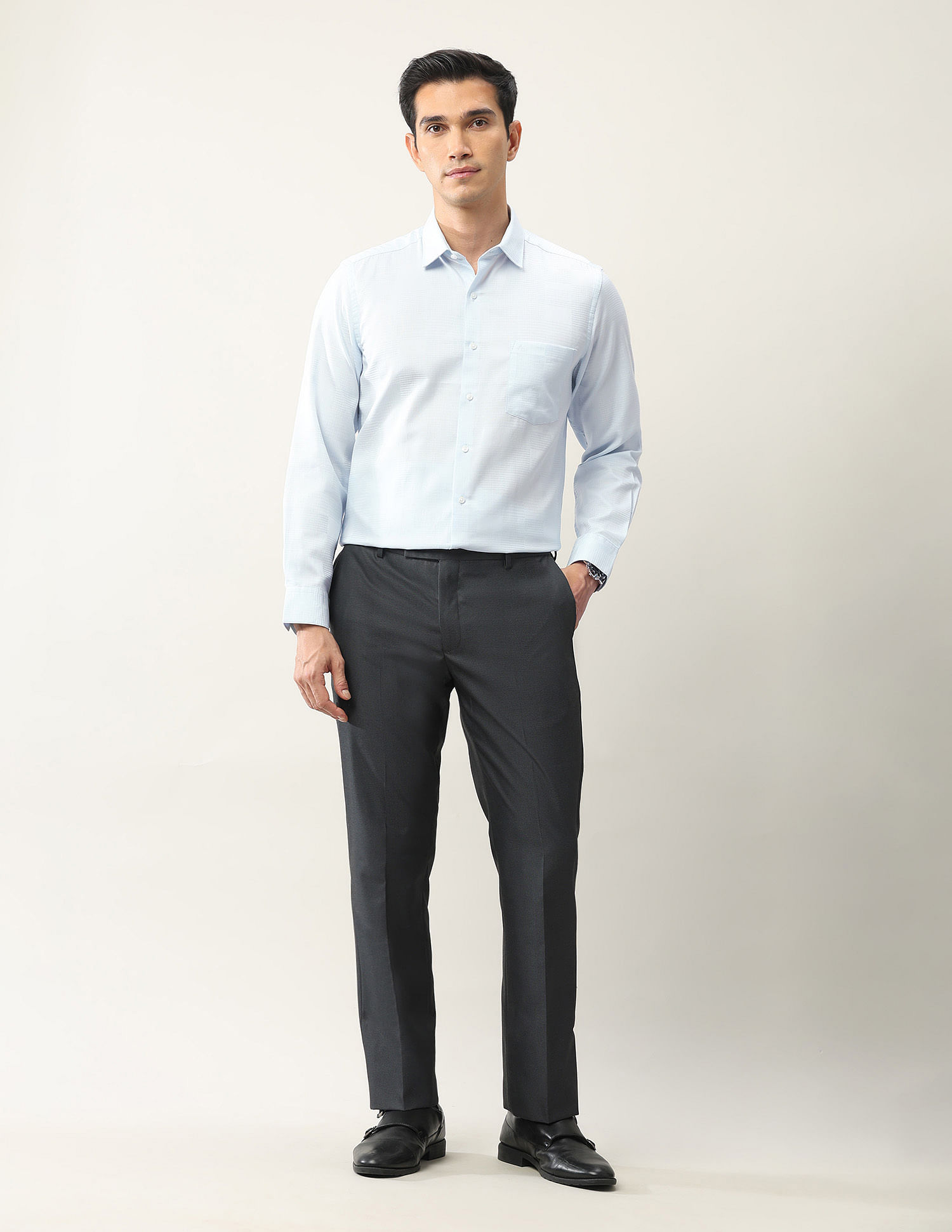 Arrow Textured Liberty Classic Fit Ceremonial Shirt