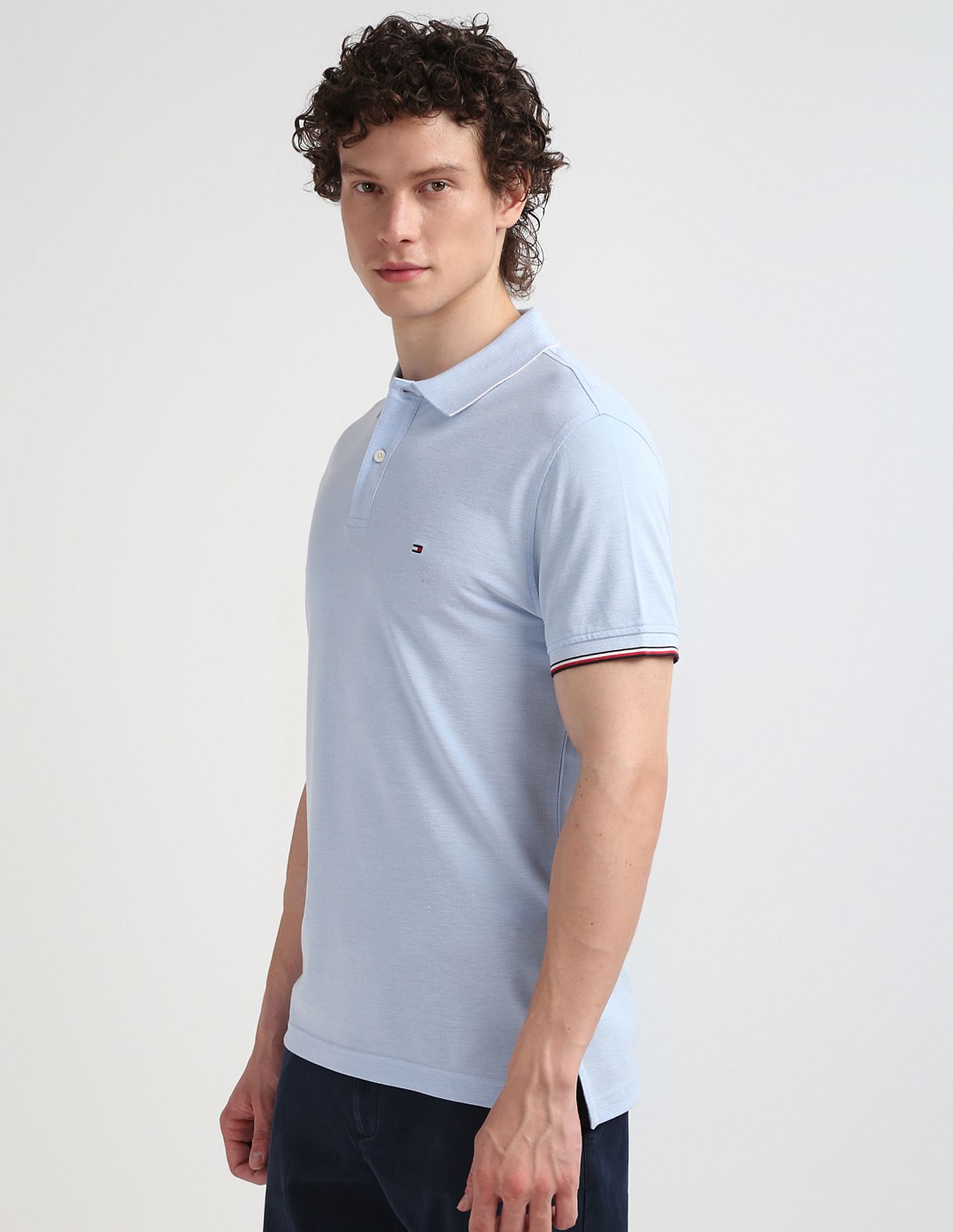 Tommy Hilfiger Oxford Tipping Slim Polo Shirt