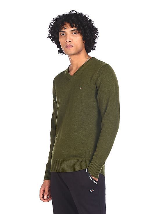 Hilfiger lambswool pullover best sale