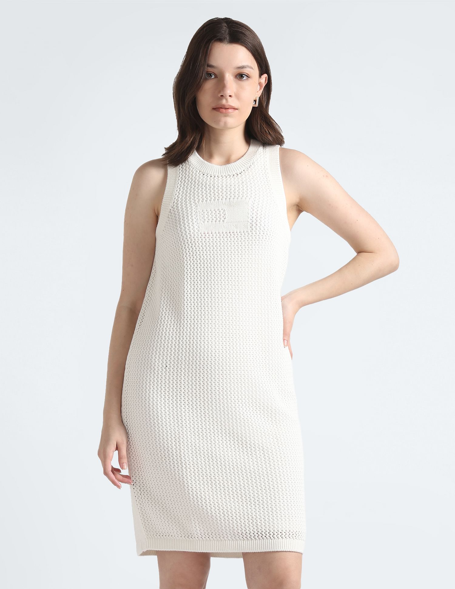 Tommy Hilfiger Organic Cotton Open Stitch Dress