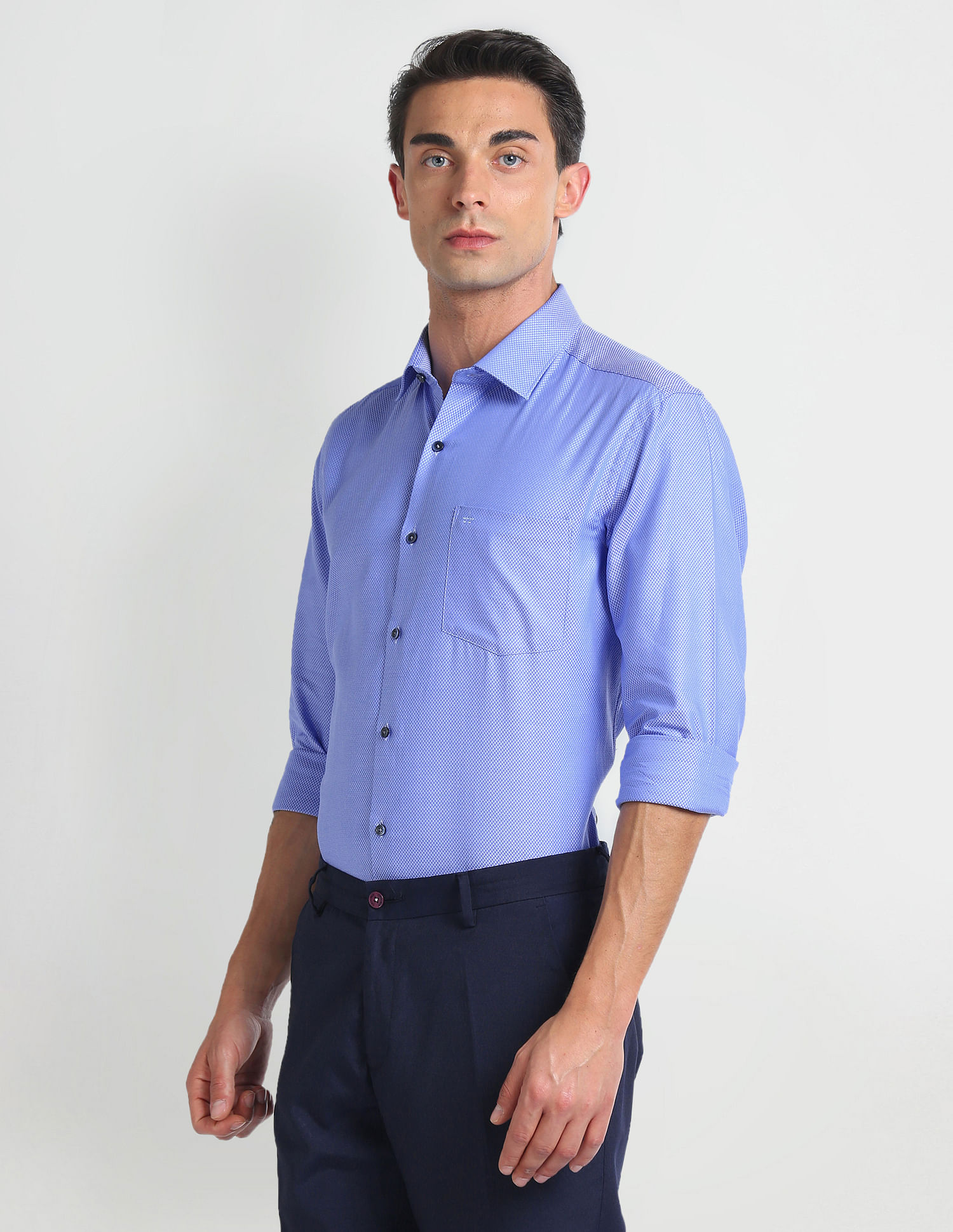 Arrow Manhattan Slim Fit Dobby Shirt