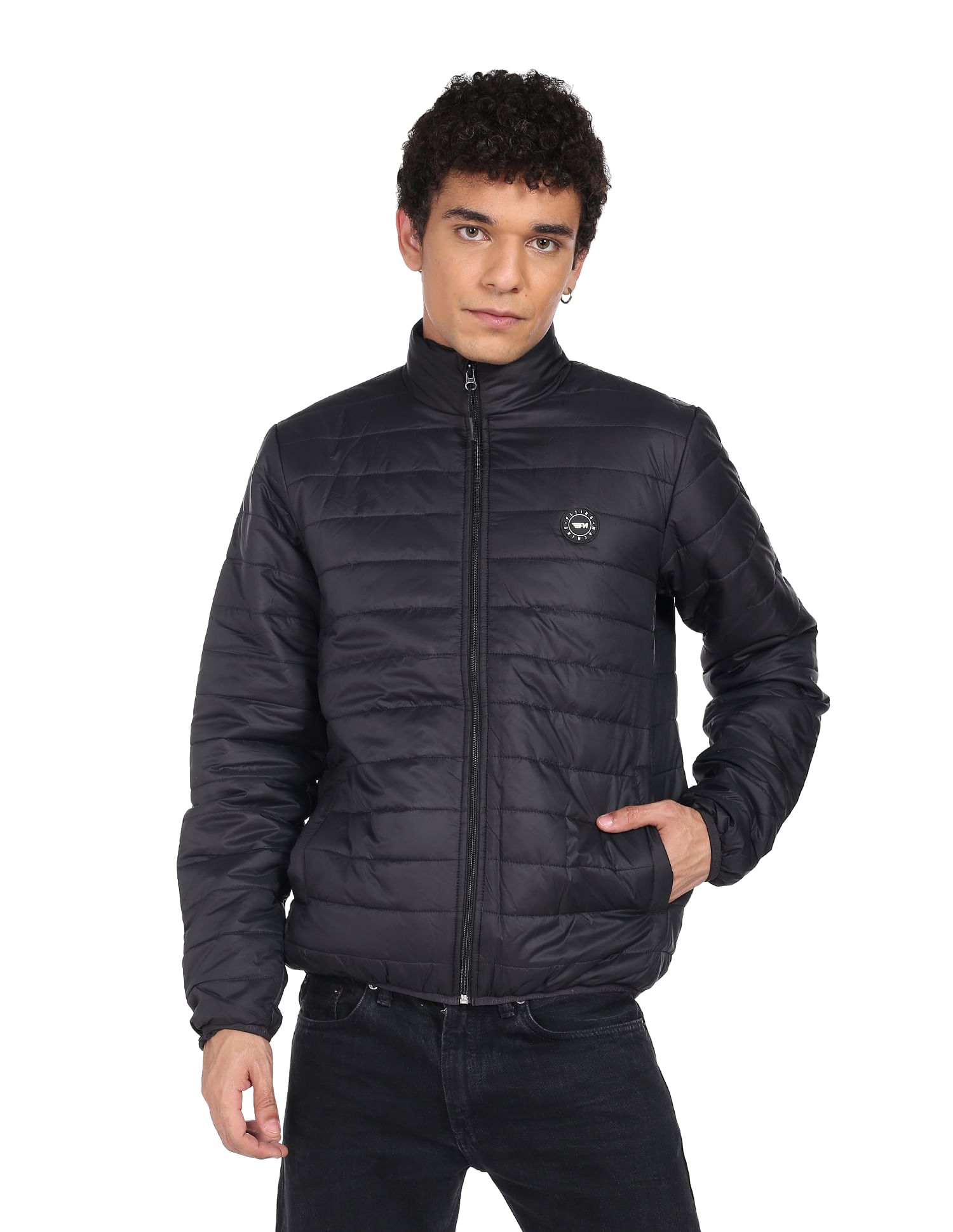 Flying Machine Reversible Puffer Jacket