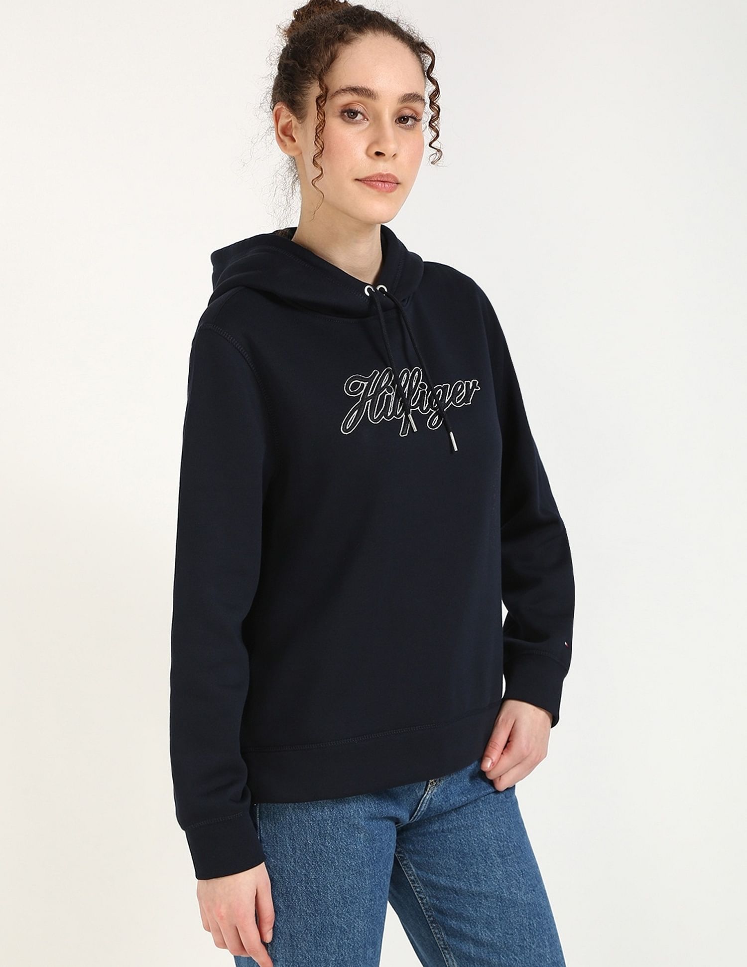 Tommy Hilfiger Regular-Fit Cotton Hooded Neck Sweatshirt