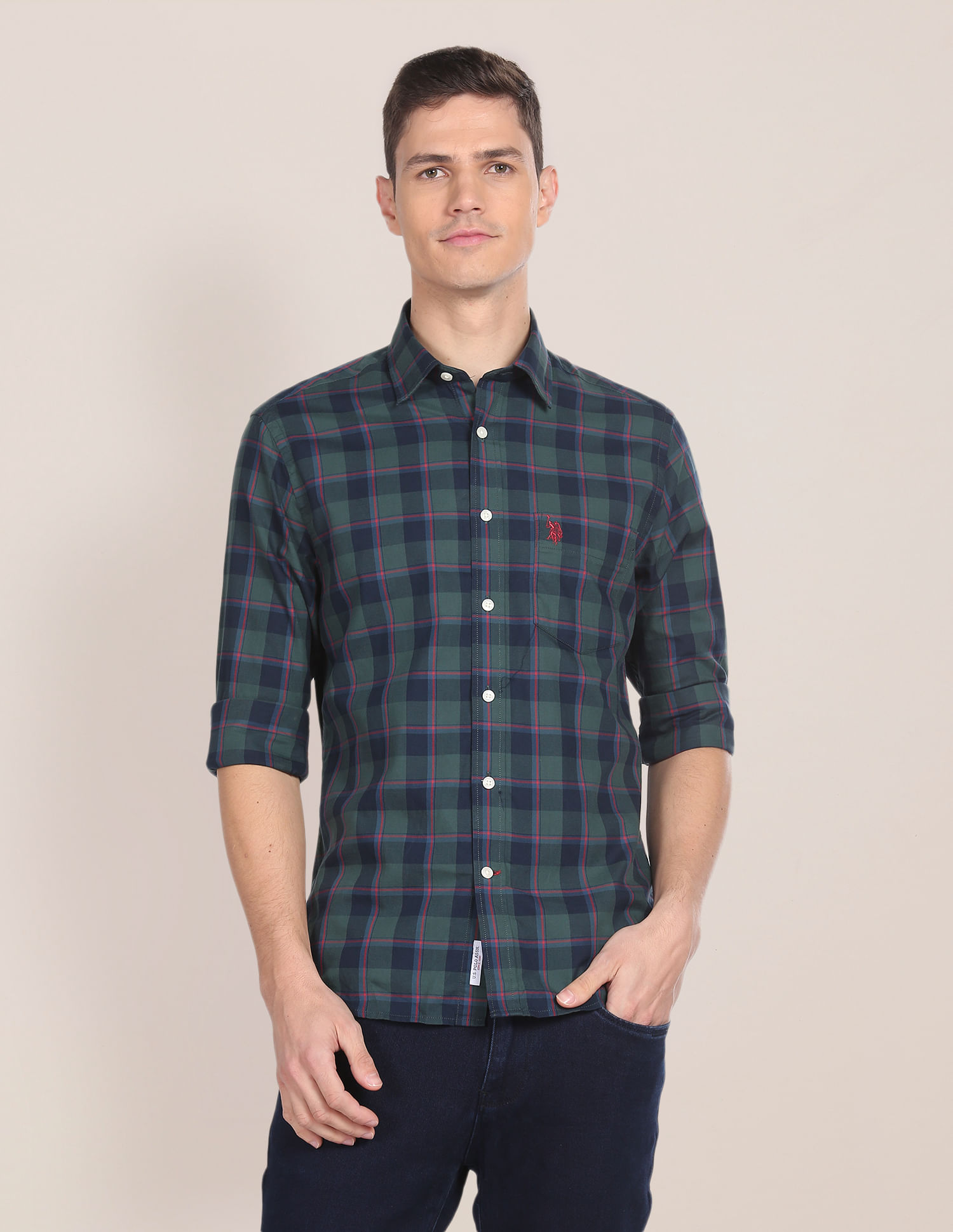 U.S. Polo Assn. Tartan Check Twill Shirt