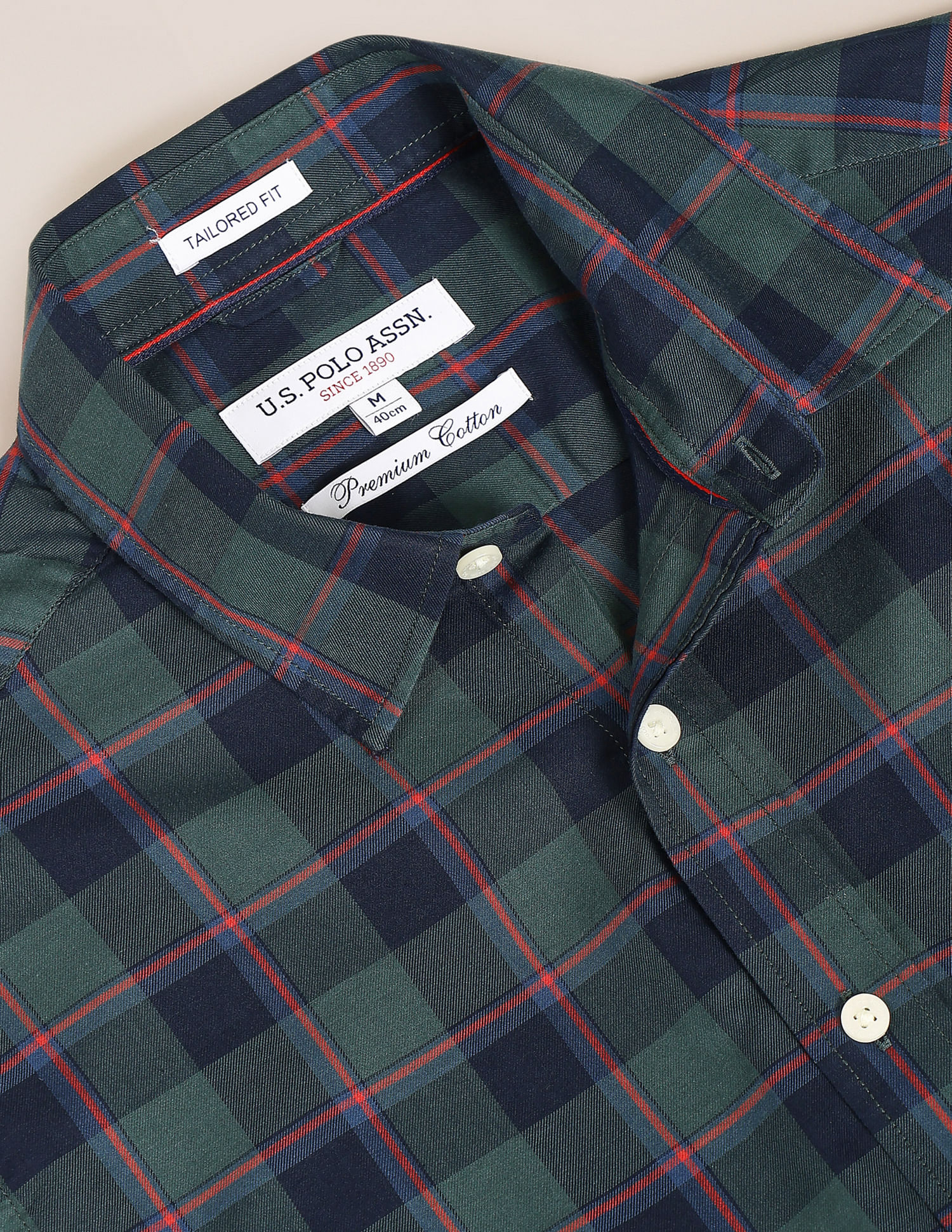 U.S. Polo Assn. Tartan Check Twill Shirt