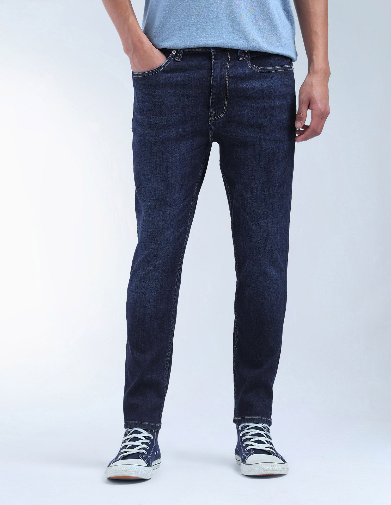 Flying Machine Mankle Relaxed Tapered Fit Authentic Premium Jeans