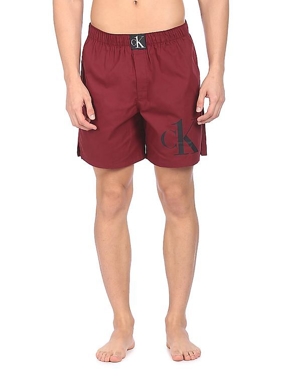 mid-rise cotton boxers