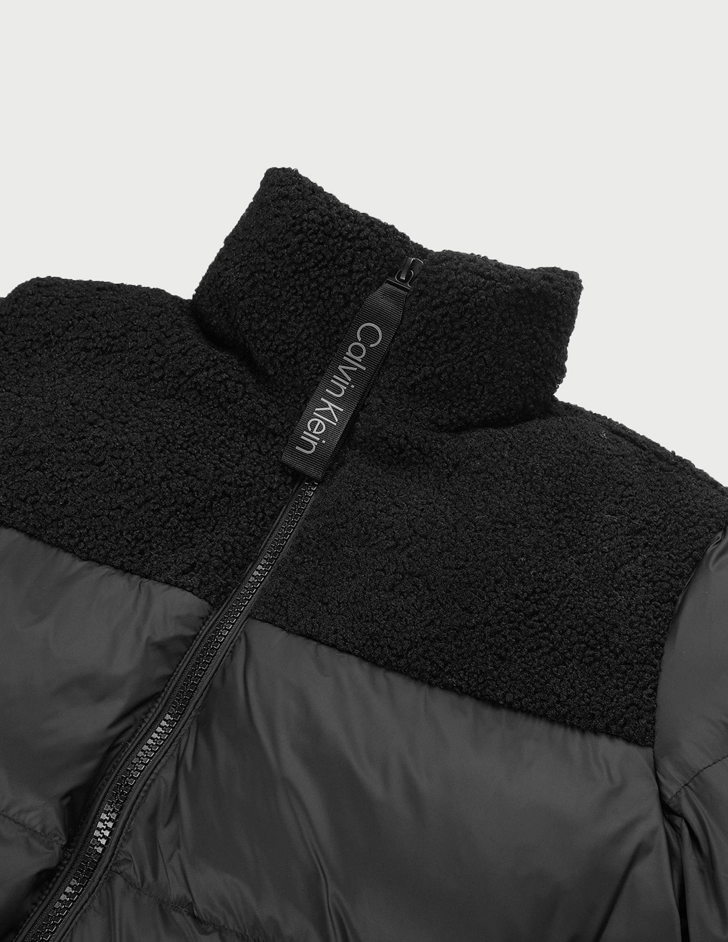 Buy Calvin Klein Jeans Regular Fit Sherpa Puffer Jacket