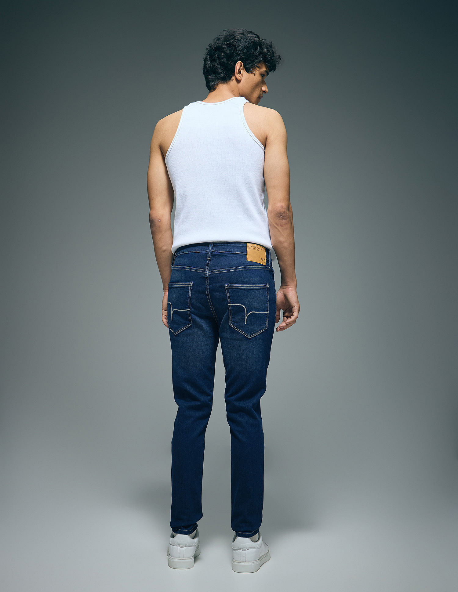 Flying Machine Skinny Fit Mid Rise Jeans