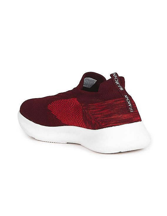 Flying Machine Men Knit Upper Lumin Slip On Shoes