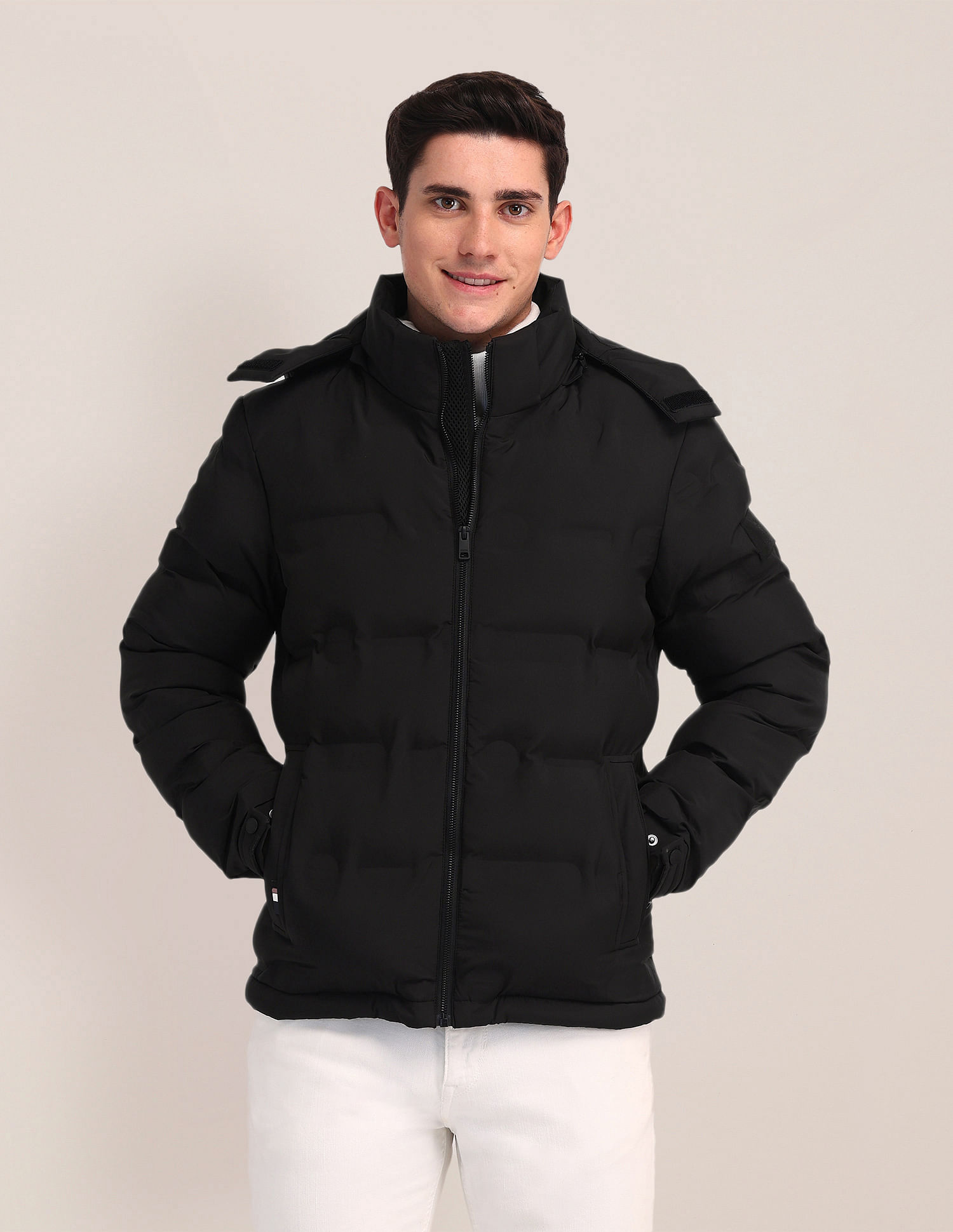 U.S. Polo Assn. Detachable Hood Padded Jacket