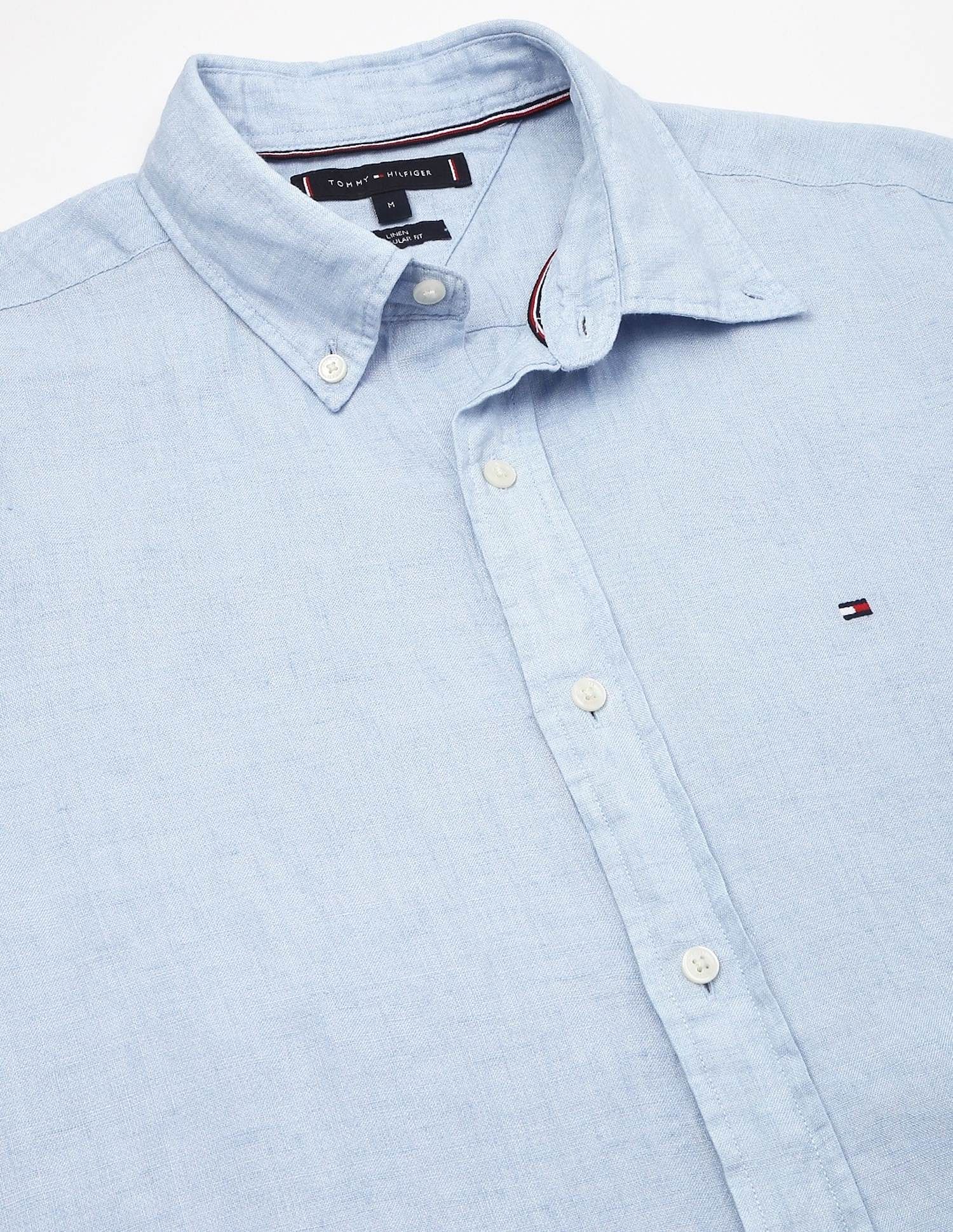 Tommy Hilfiger Solid Regular-Fit Linen Shirt