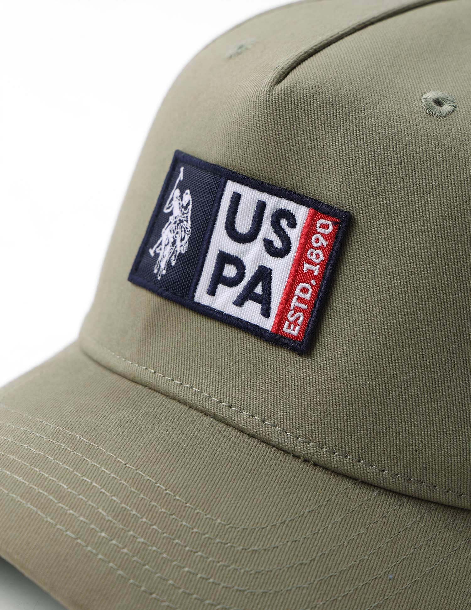 U.S. Polo Assn. Denim Co. Brand Appliqued Twill Cap