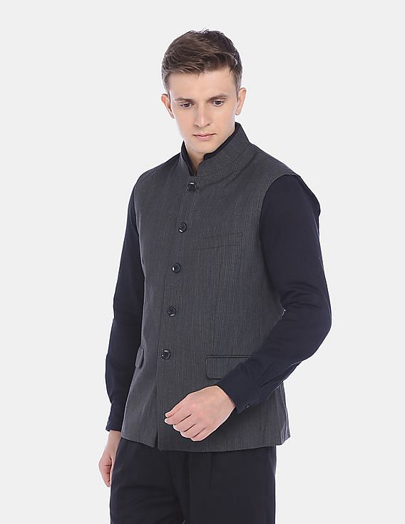 us polo nehru jacket