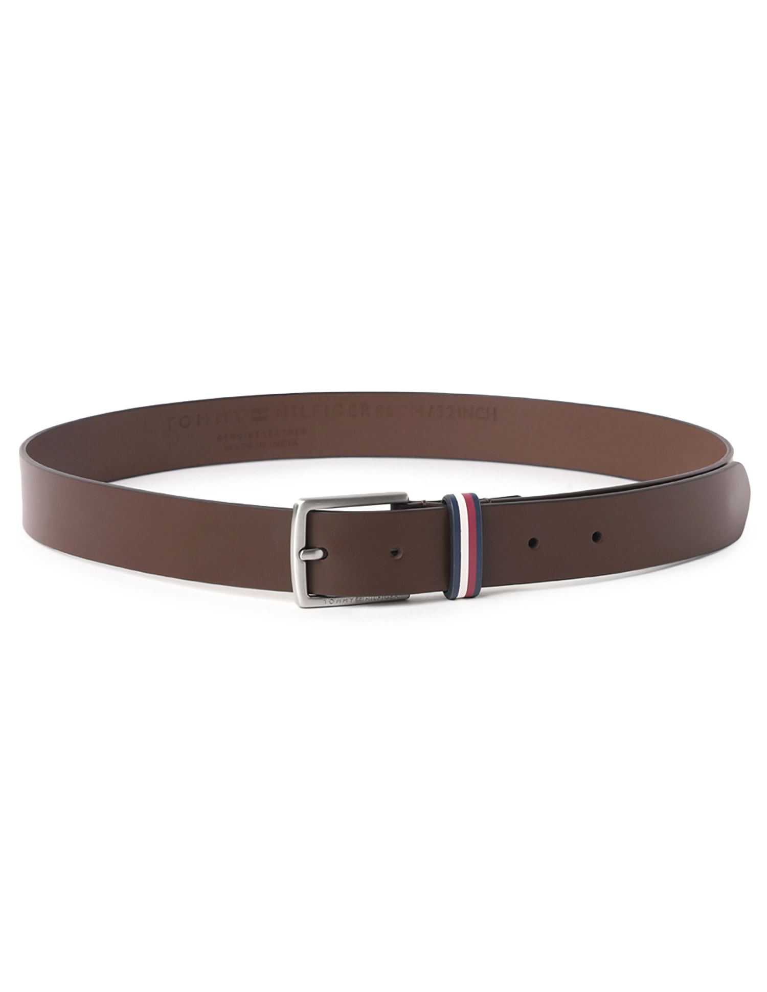 Buy Tommy Hilfiger Kids Boys Solid Square Pin Buckle Belt NNNOW