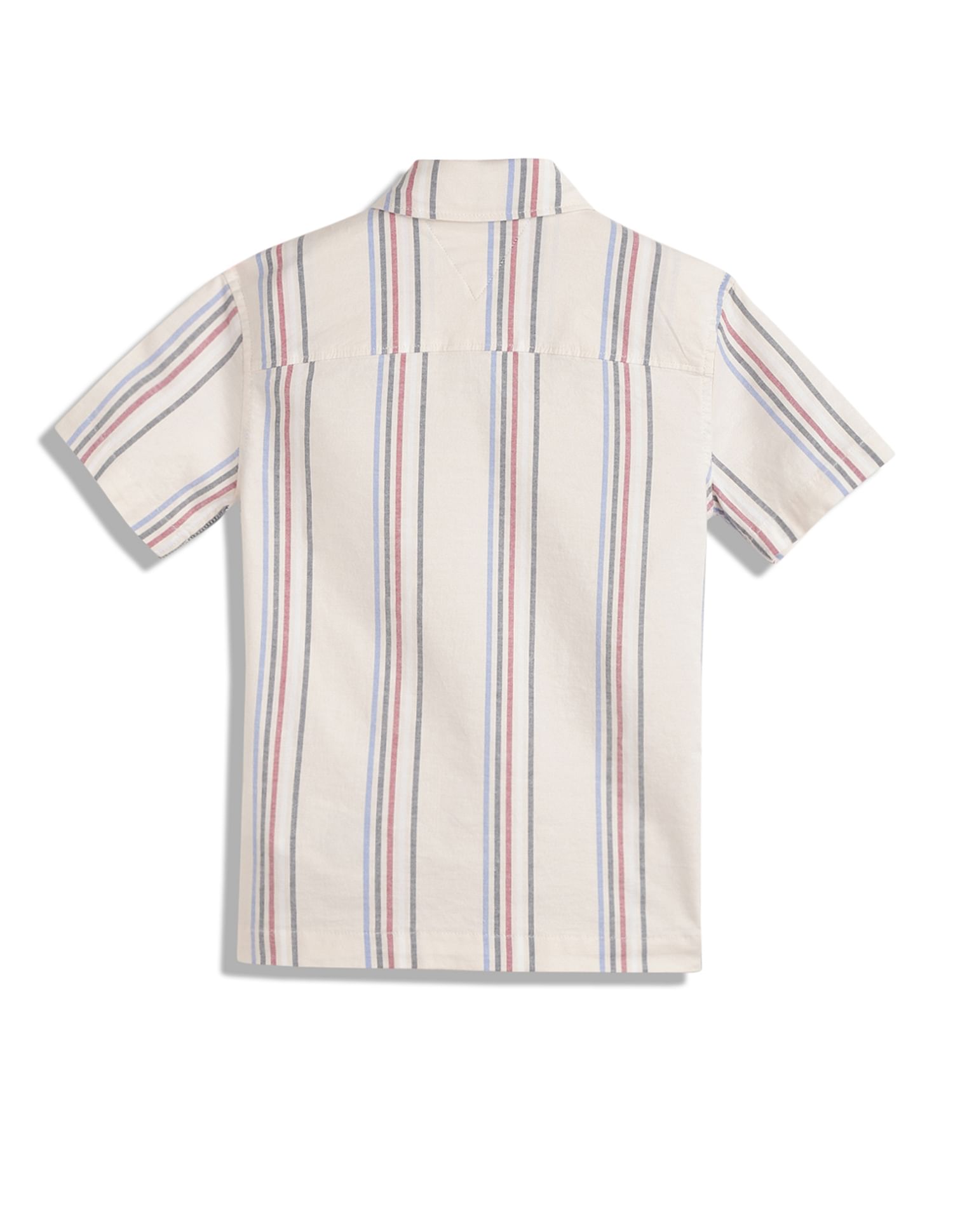 Tommy Hilfiger Kids Boys Oxford Vertical Striped Shirt