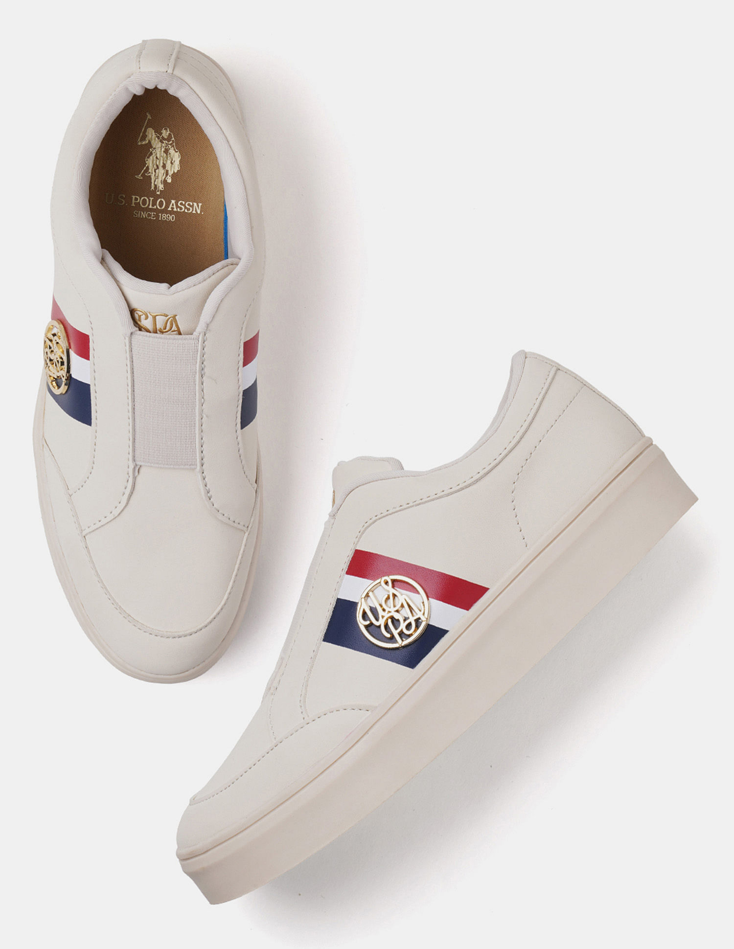 U.S. Polo Assn. Women Tiziana Striped Sneakers