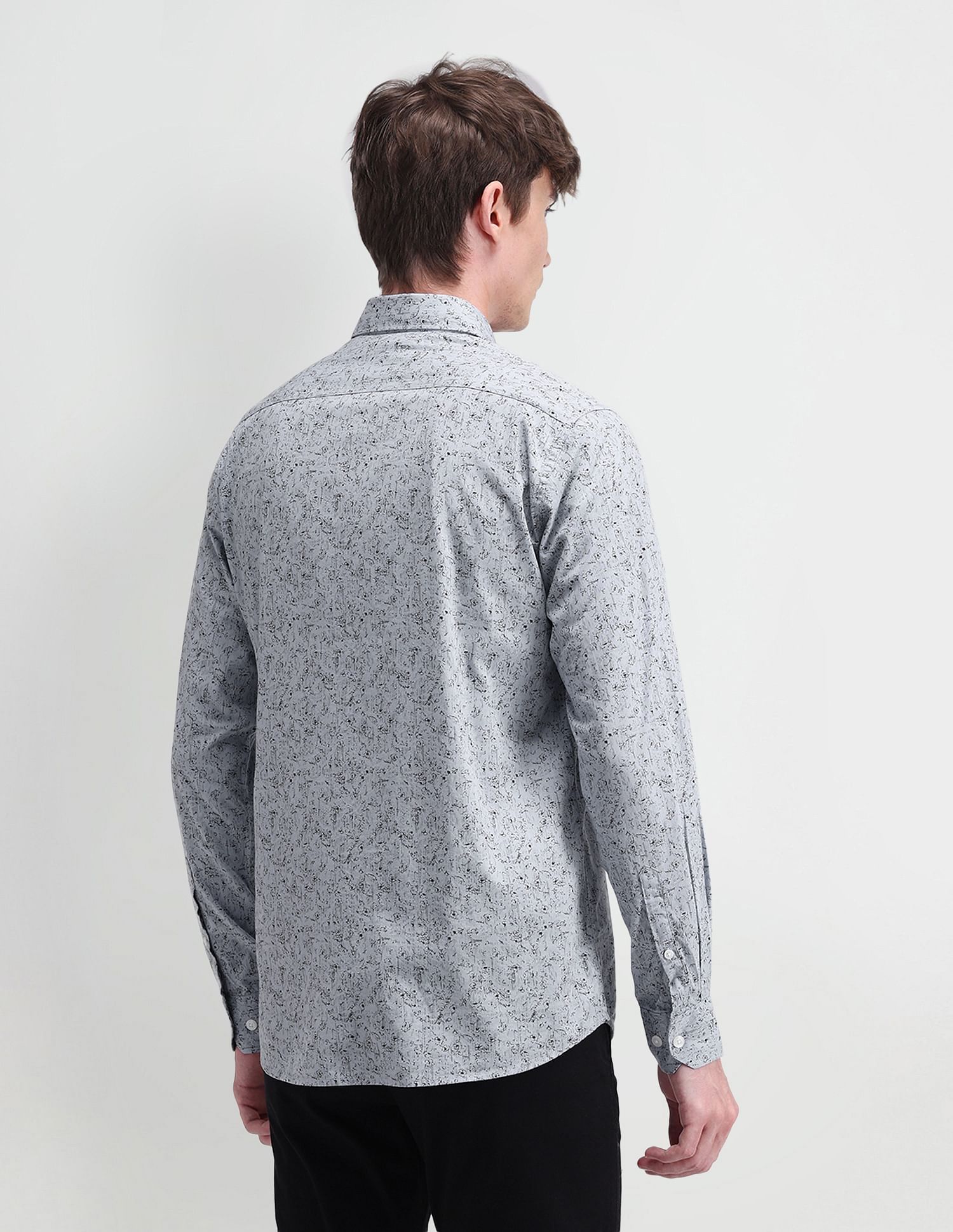 Arrow Sport Brooklyn Fit All-over Print Shirt