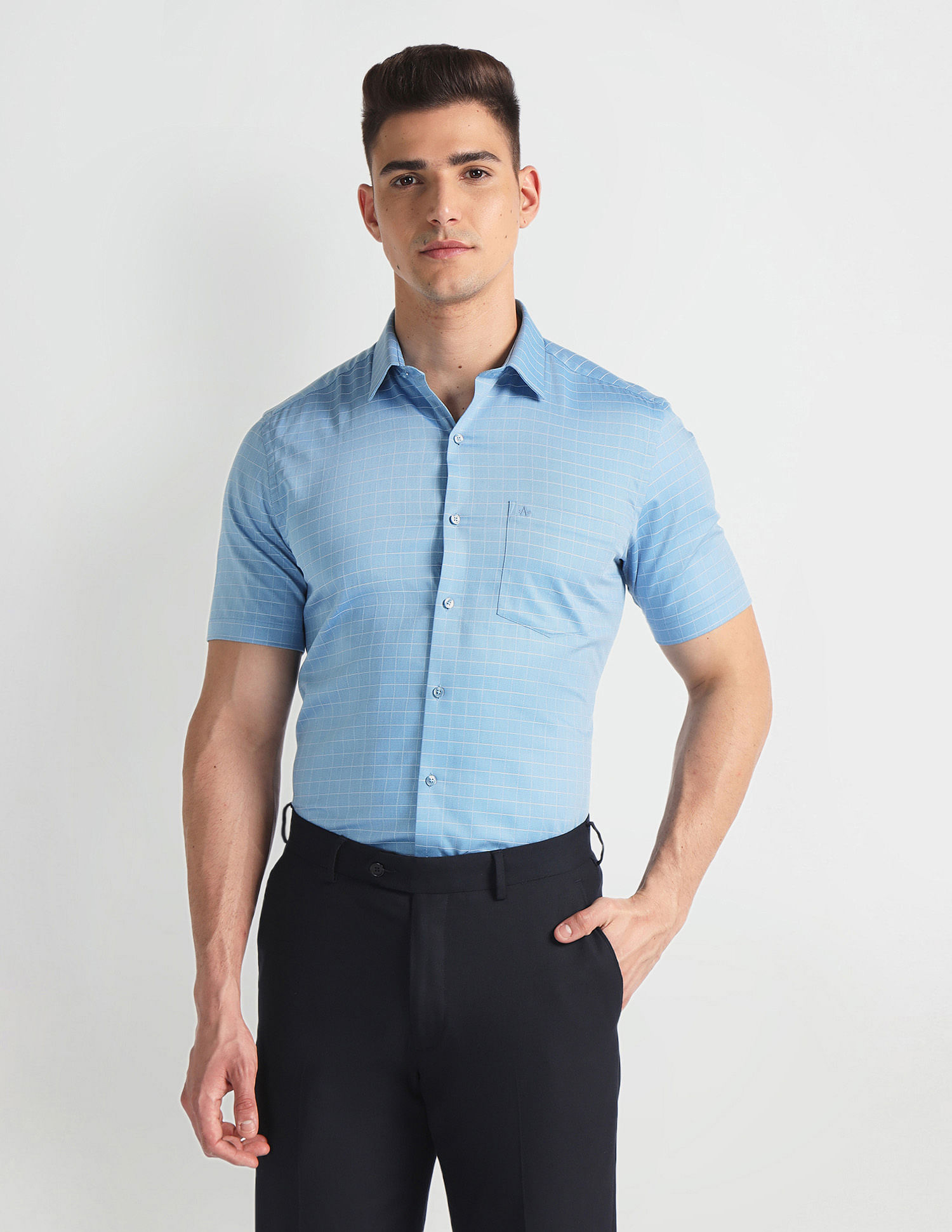 Arrow Short Sleeve Pure Cotton Shirt