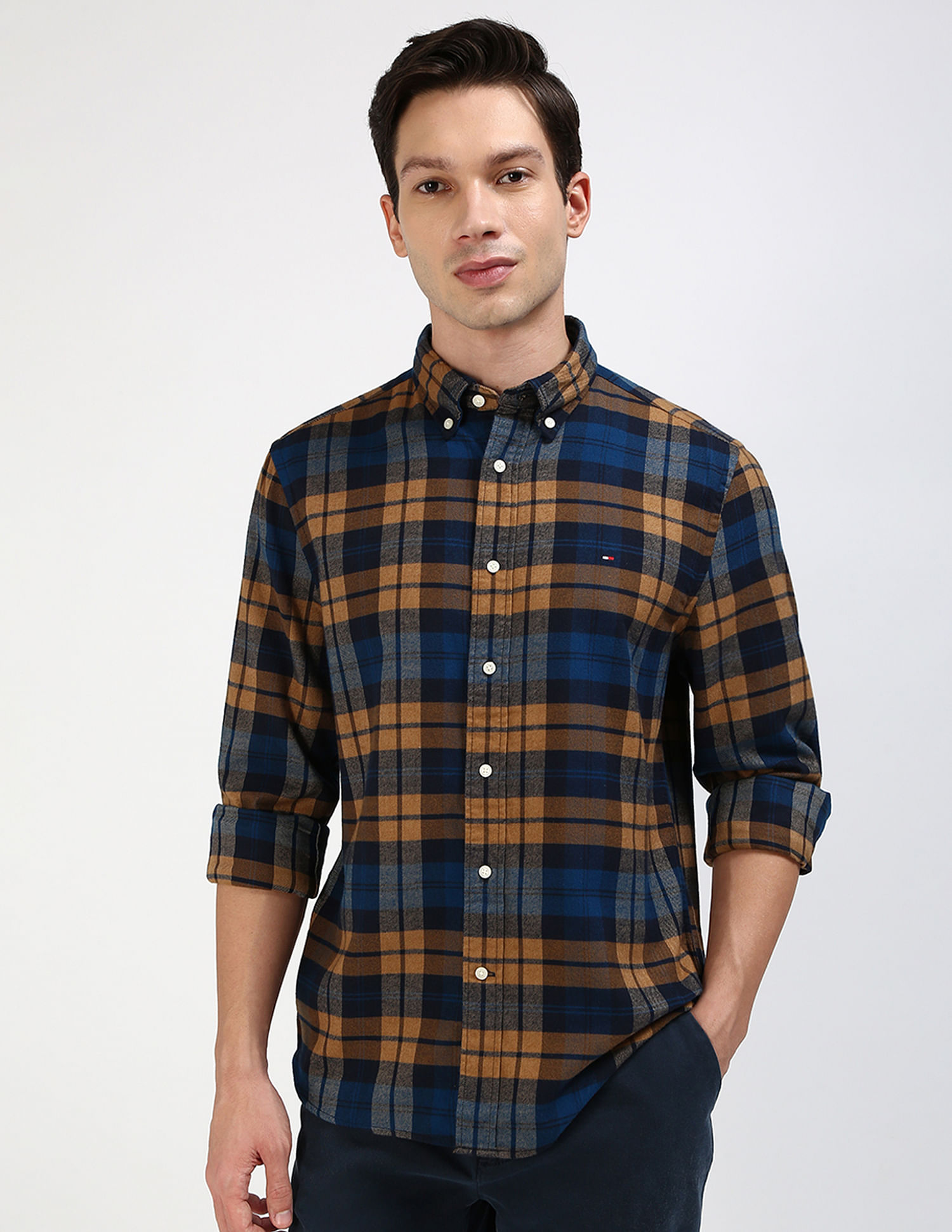 Tommy Hilfiger Brushed Blackwatch Checked Shirt