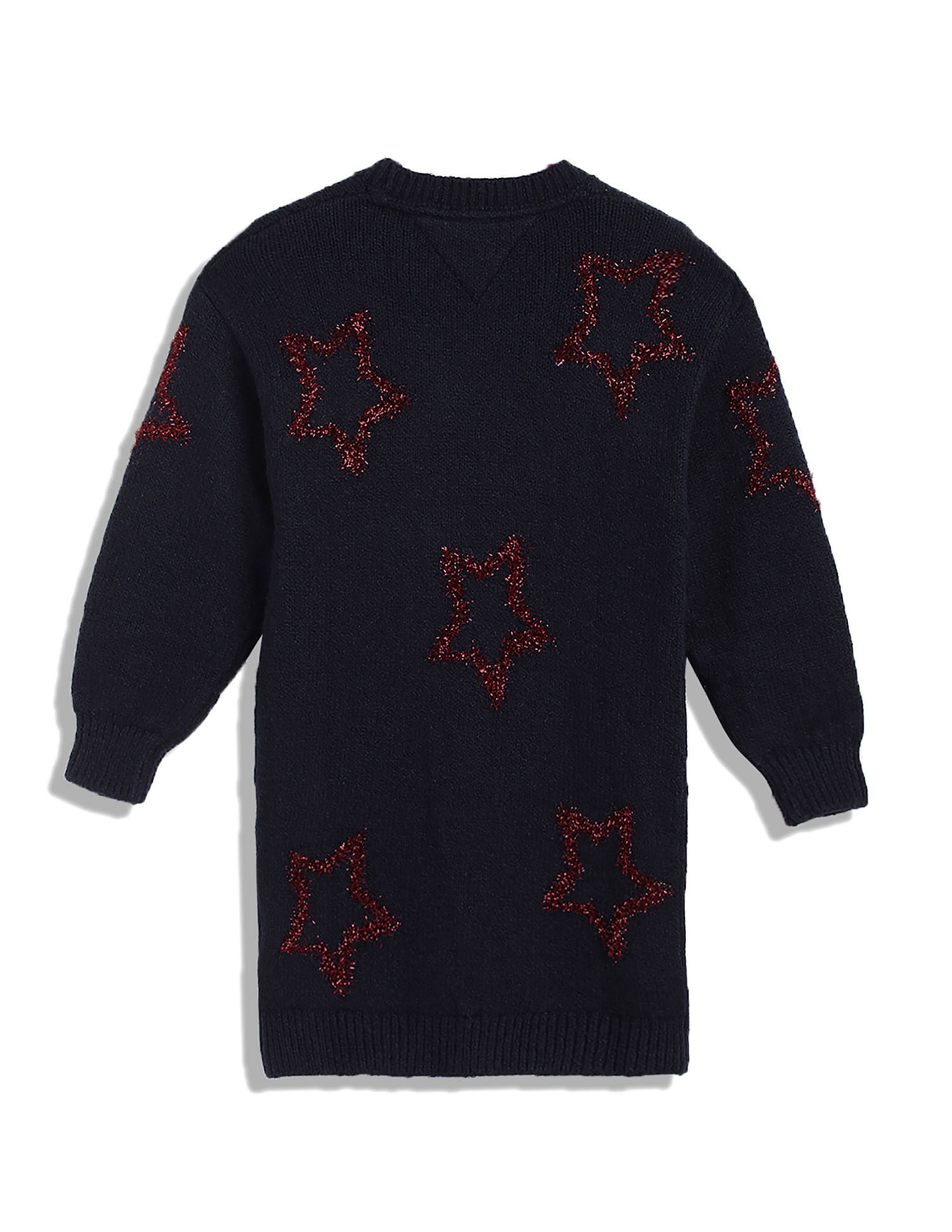 Tommy Hilfiger Kids Girls Lurex Star Sweater Dress