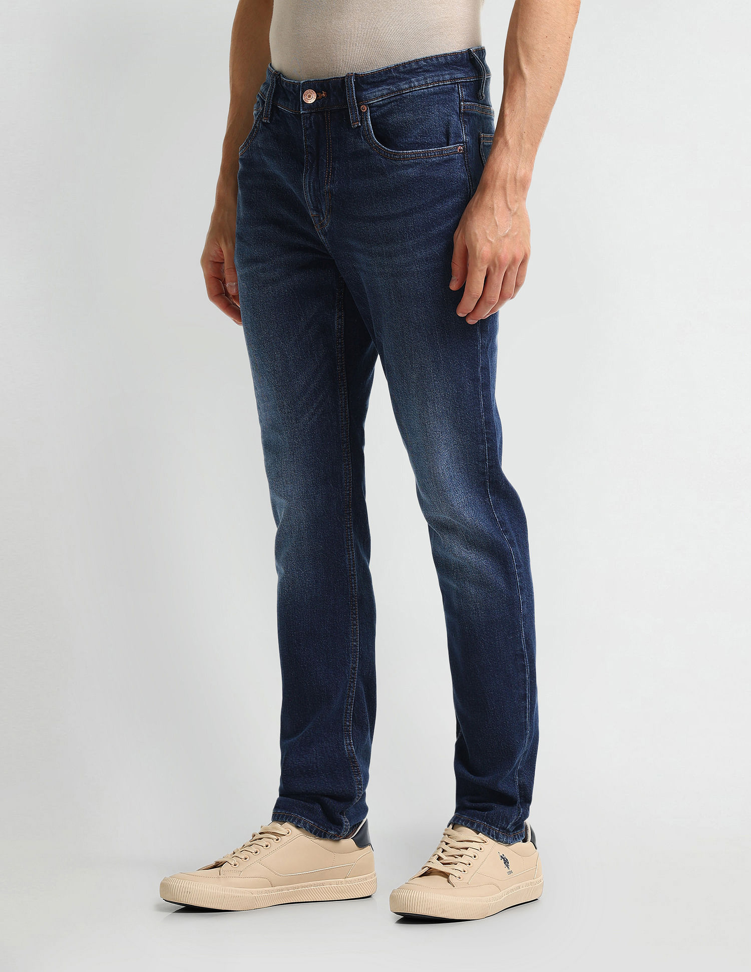 U.S. Polo Assn. Denim Co. Brandon Slim Fit Blue Jeans