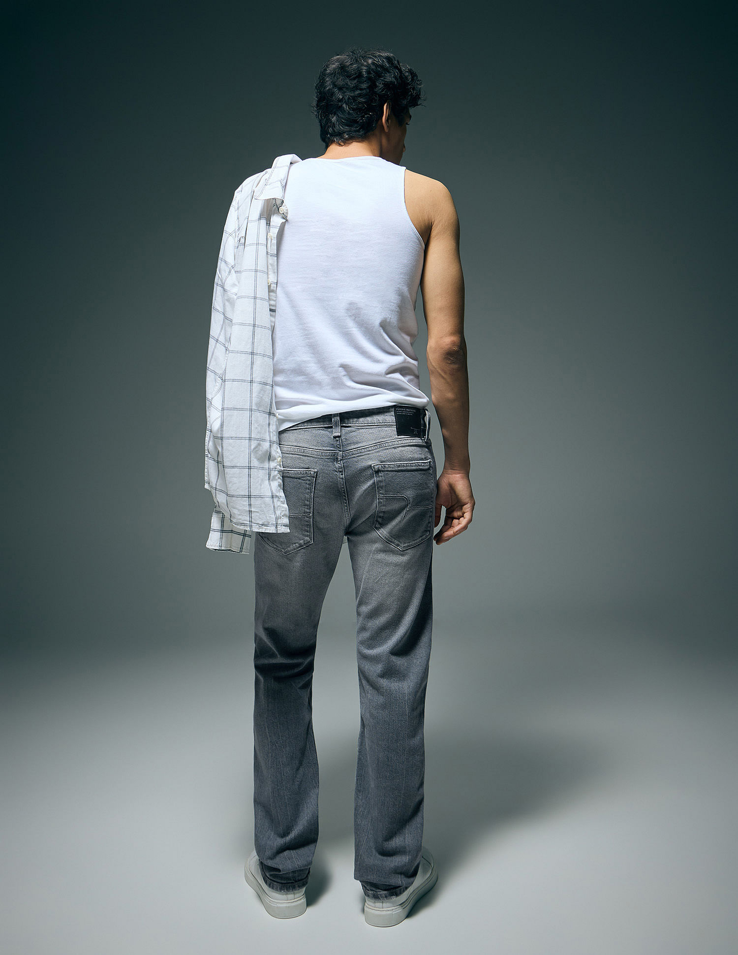 Flying Machine F-Jango Straight Fit Stone Washed Jeans