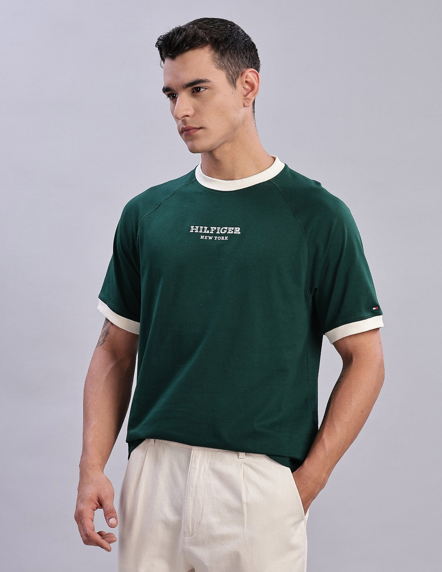 Tommy Hilfiger Printed Regular-Fit Cotton T-Shirt