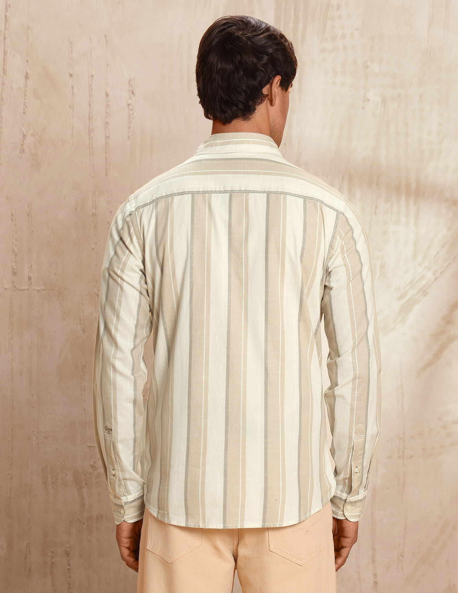 Buy U.S. Polo Assn. Denim Co. Slim Fit Vertical Striped Shirt