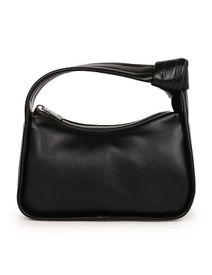 Calvin Klein Knotted Handle Solid Hand Bag