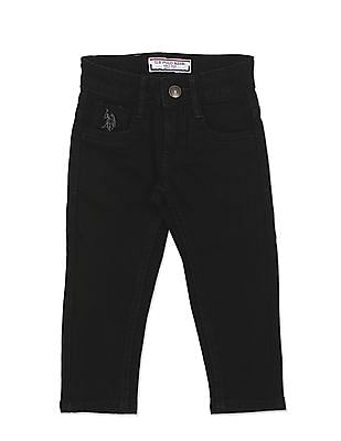 U S Polo Assn Kids Mid Rise Slim Fit Clean Look Jeans