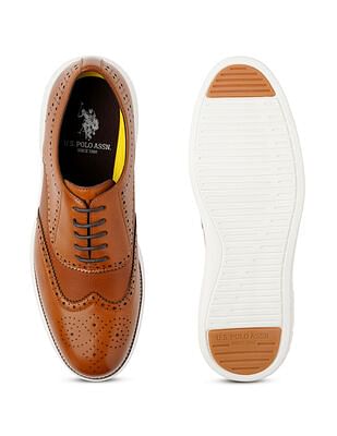 Buy U.S. Polo Assn. Men Marco Tan Work Casuals Lace Up Shoes NNNOW