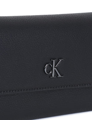 Buy Calvin Klein Minimal Monogram Long Fold Wallet