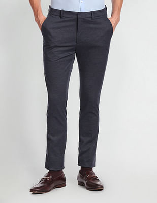 Arrow Micro Check Super Slim Fit Trousers