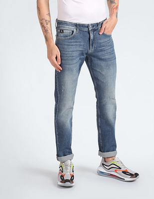 Calvin Klein Jeans Slim Fit Stone Wash Jeans