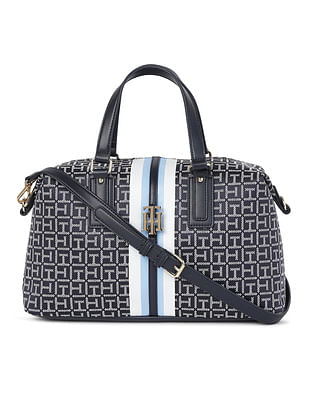 Tommy Hilfiger Jaden Plus Monologo Satchel Bag