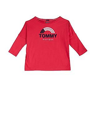 Tommy Hilfiger Jungen Essential Solid Rib Tee L/S T-Shirt 